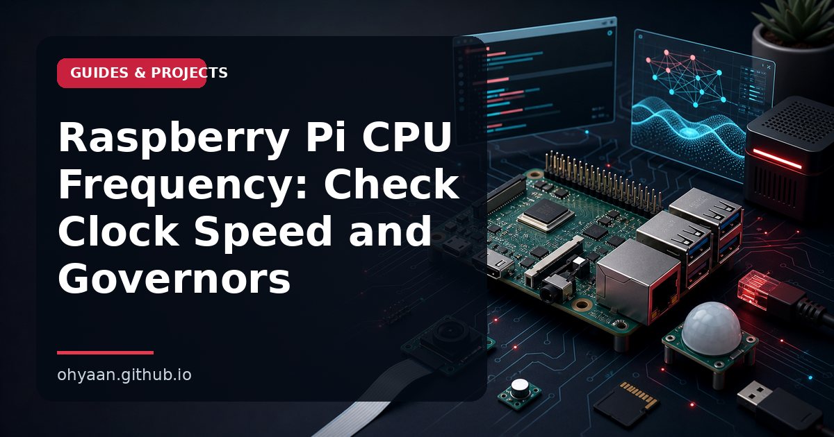 CPU Frequency Scaling - With Raspberry Pi