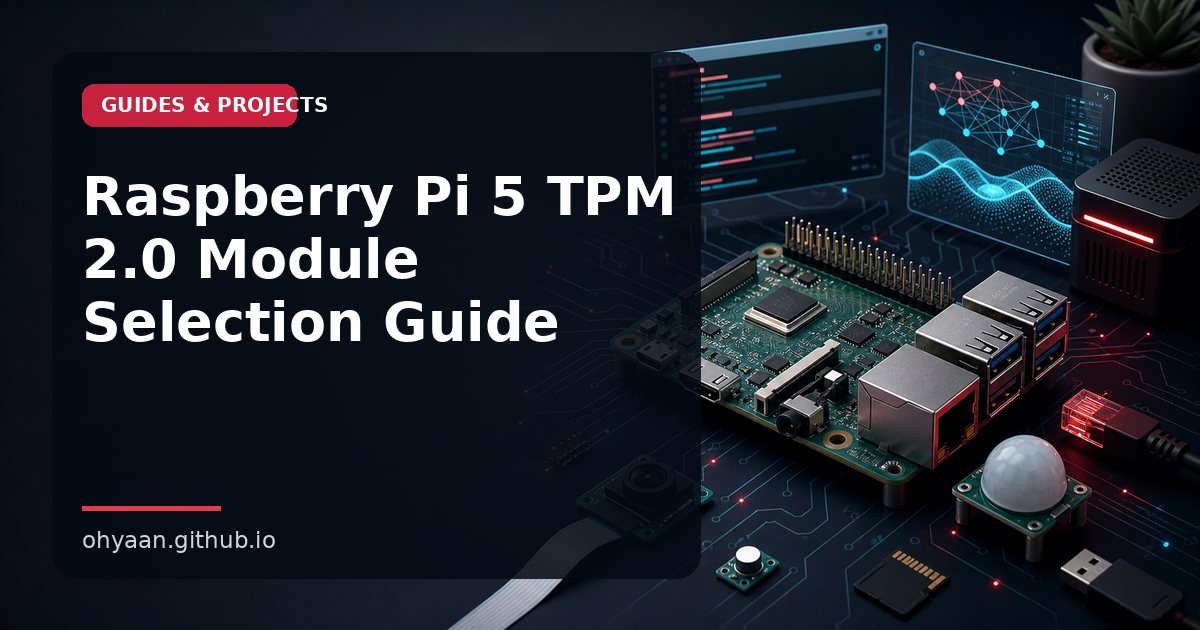 Raspberry Pi Pattern Raspberry Pi 5 TPM 2.0 Module Selection Guide - With Raspberry Pi