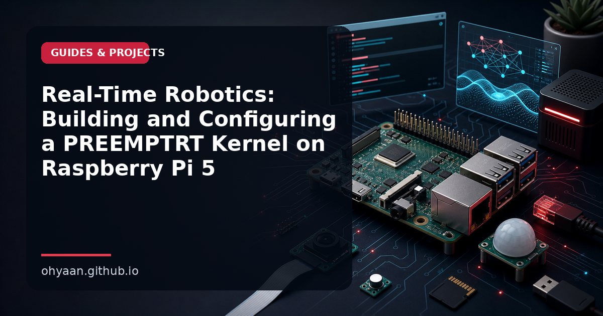 Real-Time Robotics: Building and Configuring a PREEMPT_RT Kernel on ...
